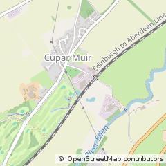 Map of Cupar, Fife
