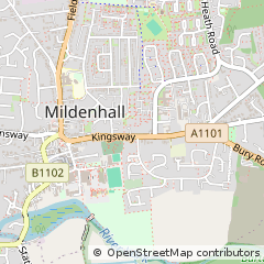 Map of Bury ST. Edmunds
