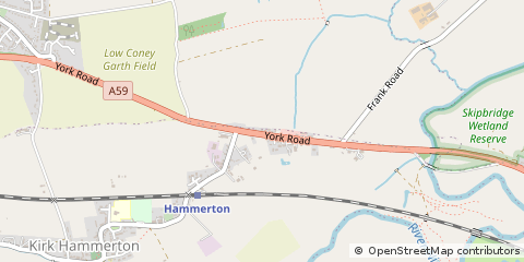 Map of York, North Yorkshire