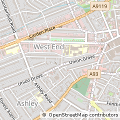 Map of Aberdeen