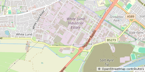Map of Morecambe, Lancashire