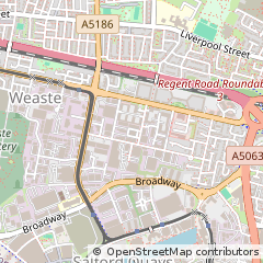 Map of Salford