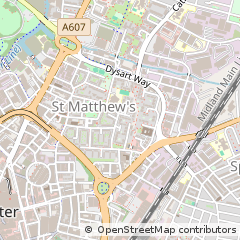 Map of Leicester