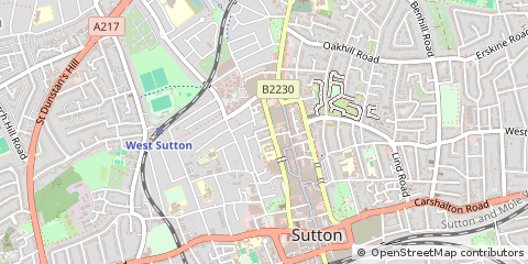 Map of Sutton