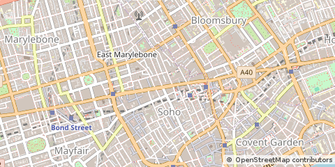 Map of London, Hertfordshire