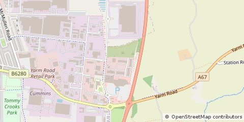 Map of Darlington