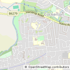 Map of Darlington, County Durham