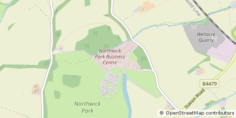 Map of Moreton-in-Marsh