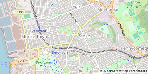 Map of Exeter