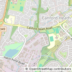 Map of Poole, Dorset