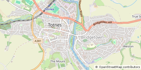 Map of Totnes