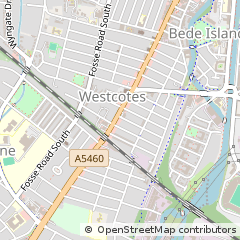 Map of Leicester, Leicestershire