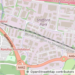 Map of Telford, Shropshire