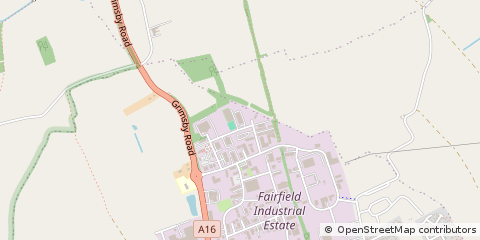 Map of Louth, Lincolnshire