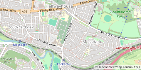 Map of Glasgow