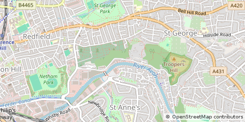 Map of Bristol