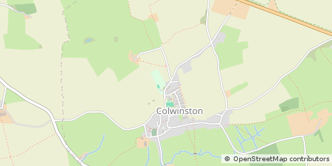 Map of Cowbridge, Vale of Glamorgan