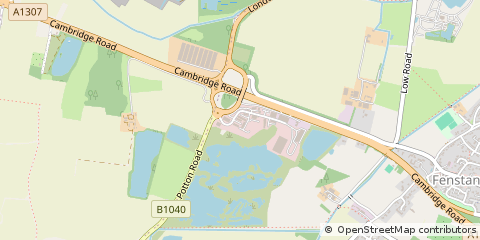 Map of Huntingdon, Cambridgeshire