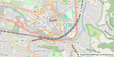 Map of Bath