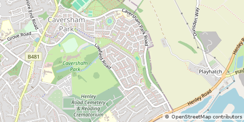 Map of Reading, Berkshire