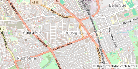 Map of Manchester