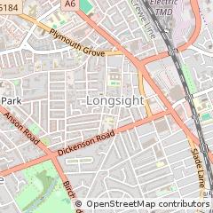 Map of Manchester