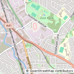 Map of West Midlands