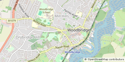 Map of Woodbridge