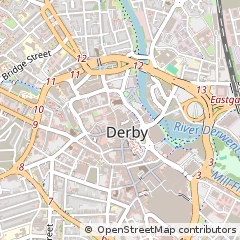 Map of Derby, Derbyshire