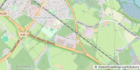 Map of Southampton, Hampshire