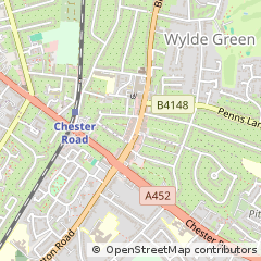 Map of Sutton Coldfield