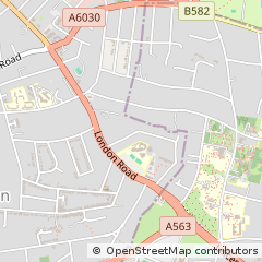 Map of Leicester