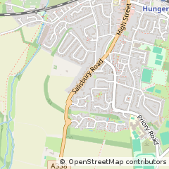 Map of Hungerford, Berkshire
