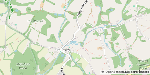 Map of Uckfield, East Sussex