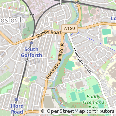 Map of Newcastle Upon Tyne