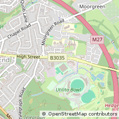 Map of Southampton, Hampshire
