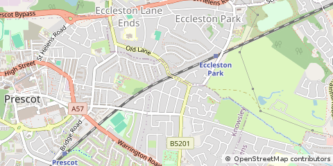 Map of Prescot