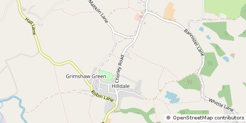 Map of Parbold, Wigan