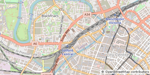 Map of Manchester