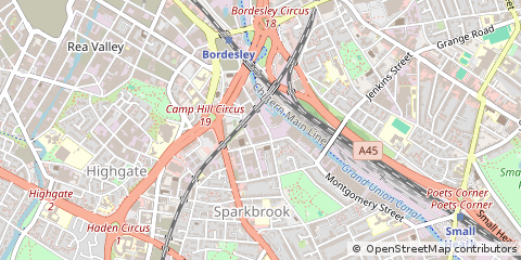 Map of Birmingham