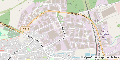 Map of Corby