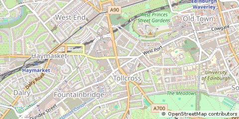 Map of Edinburgh