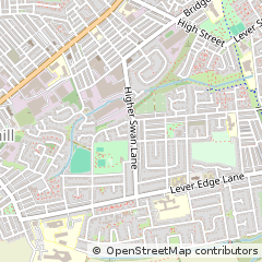 Map of Bolton, Lancashire