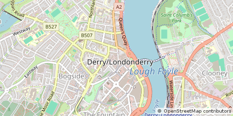 Map of Derry City, CO. Derry