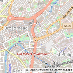 Map of Bristol, Somerset