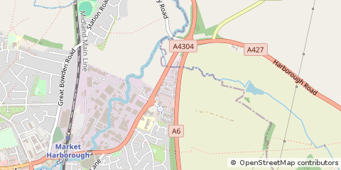 Map of Market Harborough