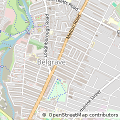 Map of Leicester