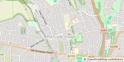 Map of Brighton, East Sussex