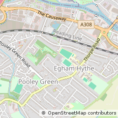 Map of Staines-Upon-Thames