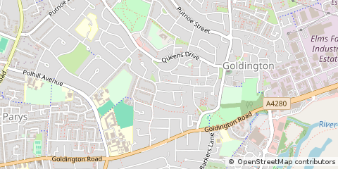 Map of Bedford, Bedfordshire